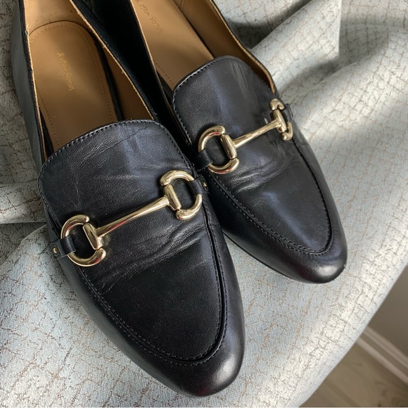 & Other Stories | Equestrian Buckle Classic Black Loafers | Size 7 - Picture 3 of 9